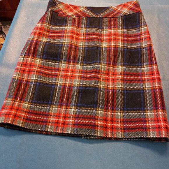 L.L. Bean Dresses & Skirts - LL Bean Wool Blend Women's 4 Pet Lined Brightly Colored Skirt Cottagecore